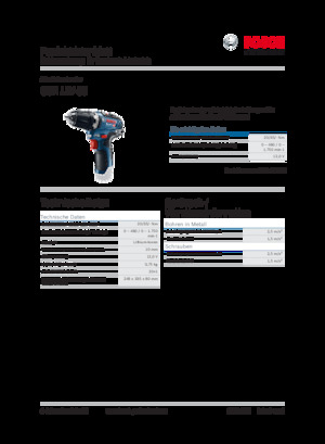 कॉर्डलेस ड्रिल और स्क्रू ड्राइवर Bosch GSR 12V-35