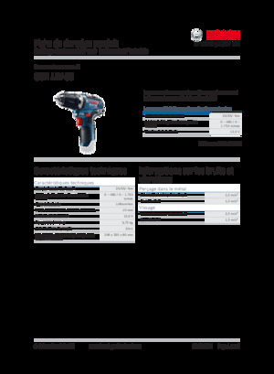 कॉर्डलेस ड्रिल और स्क्रू ड्राइवर Bosch GSR 12V-35