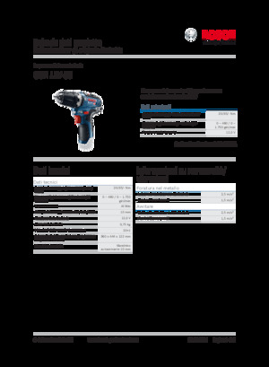 कॉर्डलेस ड्रिल और स्क्रू ड्राइवर Bosch GSR 12V-35