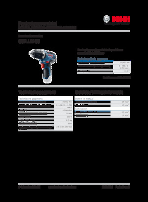 कॉर्डलेस ड्रिल और स्क्रू ड्राइवर Bosch GSR 12V-35