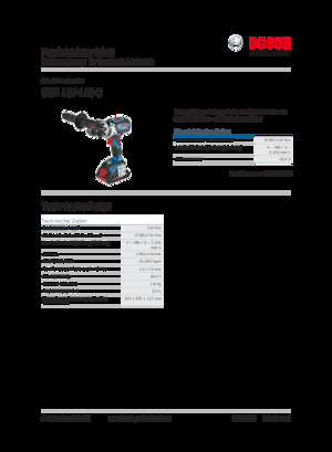 कॉर्डलेस ड्रिल और स्क्रू ड्राइवर Bosch GSR 18V-110 C