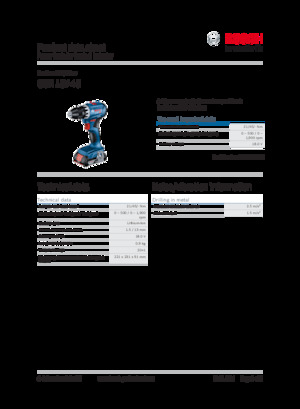 कॉर्डलेस ड्रिल और स्क्रू ड्राइवर Bosch GSR 18V-45