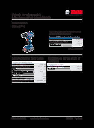 कॉर्डलेस ड्रिल और स्क्रू ड्राइवर Bosch GSR 18V-45