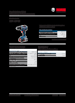 कॉर्डलेस ड्रिल और स्क्रू ड्राइवर Bosch GSR 18V-55