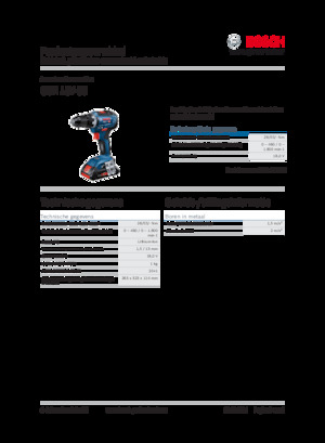 कॉर्डलेस ड्रिल और स्क्रू ड्राइवर Bosch GSR 18V-55