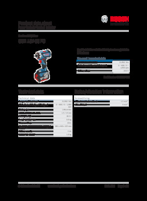 कॉर्डलेस ड्रिल और स्क्रू ड्राइवर Bosch GSR 18V-60 FC