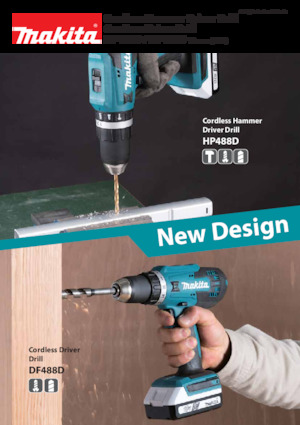 कॉर्डलेस ड्रिल और स्क्रू ड्राइवर Makita HP488D