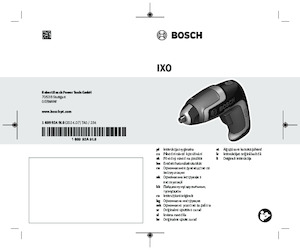 कॉर्डलेस ड्रिल और स्क्रू ड्राइवर Bosch IXO 7