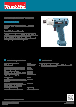 कॉर्डलेस इम्पैक्ट ड्राइवर और रिंच Makita BTD062