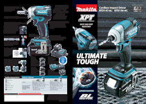 कॉर्डलेस इम्पैक्ट ड्राइवर और रिंच Makita BTD147 