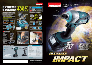 कॉर्डलेस इम्पैक्ट ड्राइवर और रिंच Makita BTD141 