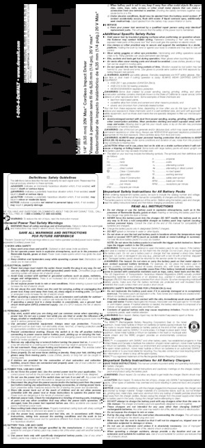 कॉर्डलेस इम्पैक्ट ड्राइवर और रिंच DEWALT DCF885C2