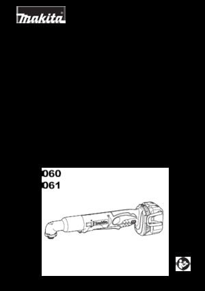 कॉर्डलेस इम्पैक्ट ड्राइवर और रिंच Makita DTL061 