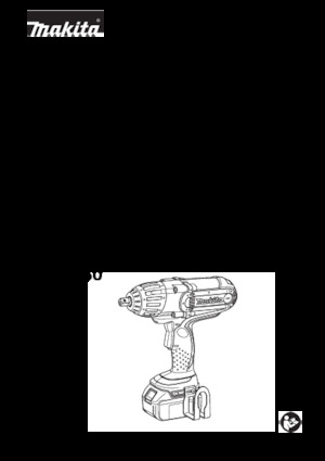 कॉर्डलेस इम्पैक्ट ड्राइवर और रिंच Makita DTW450