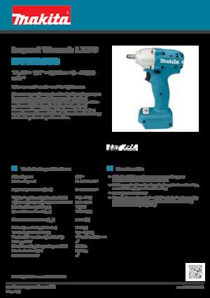 कॉर्डलेस इम्पैक्ट ड्राइवर और रिंच Makita DTWA070