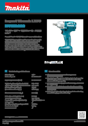 कॉर्डलेस इम्पैक्ट ड्राइवर और रिंच Makita DTWA190
