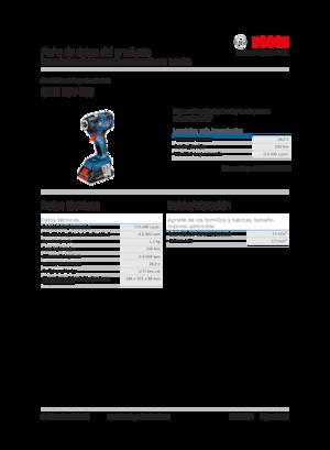 कॉर्डलेस इम्पैक्ट ड्राइवर और रिंच Bosch GDR 18V-200