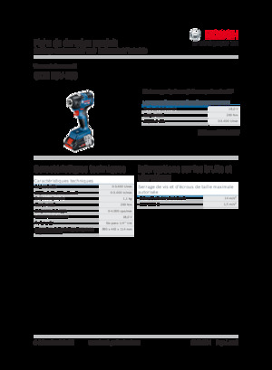 कॉर्डलेस इम्पैक्ट ड्राइवर और रिंच Bosch GDR 18V-200