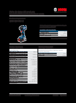 कॉर्डलेस इम्पैक्ट ड्राइवर और रिंच Bosch GDR 18V-210 C