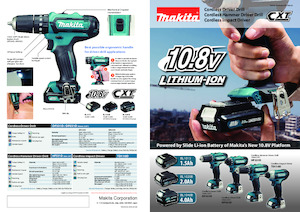 कॉर्डलेस इम्पैक्ट ड्राइवर और रिंच Makita TD110D