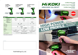 कॉर्डलेस इम्पैक्ट ड्राइवर और रिंच HiKOKI WH18DD