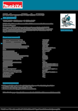 कॉर्डलेस माइटर सॉ Makita DLS211ZU