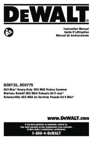 कॉर्डलेस रोटरी हैमर एसडीएस DEWALT DCH775X2