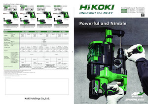 कॉर्डलेस रोटरी हैमर एसडीएस HiKOKI DH1826DC
