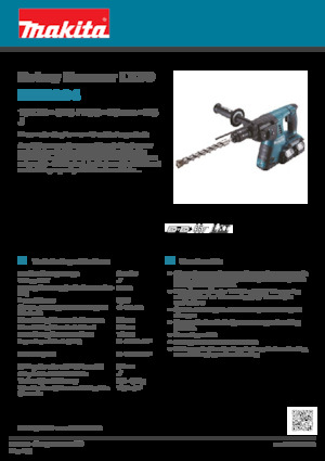कॉर्डलेस रोटरी हैमर एसडीएस Makita DHR264