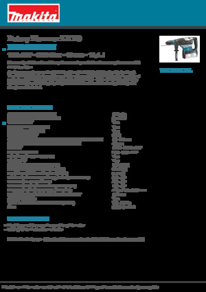 कॉर्डलेस रोटरी हैमर एसडीएस Makita DHR400ZKUN