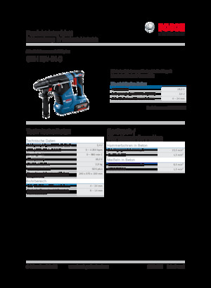 कॉर्डलेस रोटरी हैमर एसडीएस Bosch GBH 18V-24 C 