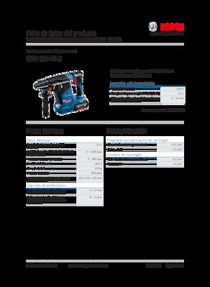 कॉर्डलेस रोटरी हैमर एसडीएस Bosch GBH 18V-24 C 