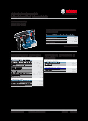 कॉर्डलेस रोटरी हैमर एसडीएस Bosch GBH 18V-24 C 