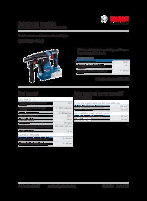 कॉर्डलेस रोटरी हैमर एसडीएस Bosch GBH 18V-24 C 