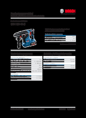 कॉर्डलेस रोटरी हैमर एसडीएस Bosch GBH 18V-24 C 