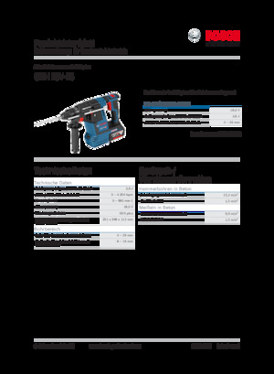 कॉर्डलेस रोटरी हैमर एसडीएस Bosch GBH 18V-26
