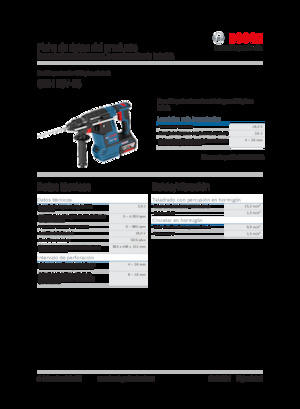 कॉर्डलेस रोटरी हैमर एसडीएस Bosch GBH 18V-26