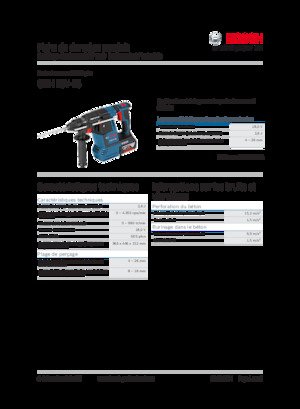 कॉर्डलेस रोटरी हैमर एसडीएस Bosch GBH 18V-26
