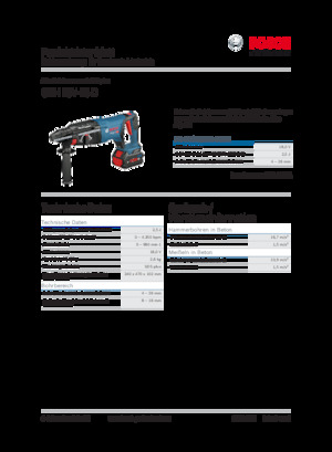 कॉर्डलेस रोटरी हैमर एसडीएस Bosch GBH 18V-26 D