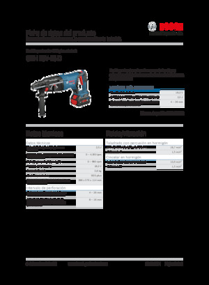 कॉर्डलेस रोटरी हैमर एसडीएस Bosch GBH 18V-26 D