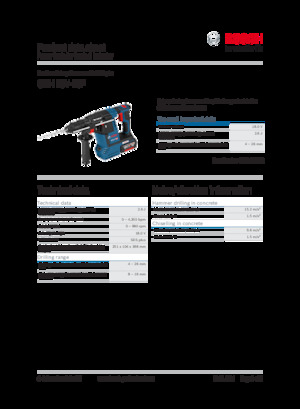 कॉर्डलेस रोटरी हैमर एसडीएस Bosch GBH 18V-26F