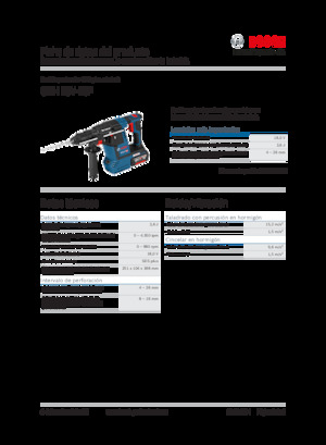 कॉर्डलेस रोटरी हैमर एसडीएस Bosch GBH 18V-26F