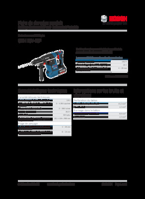 कॉर्डलेस रोटरी हैमर एसडीएस Bosch GBH 18V-26F