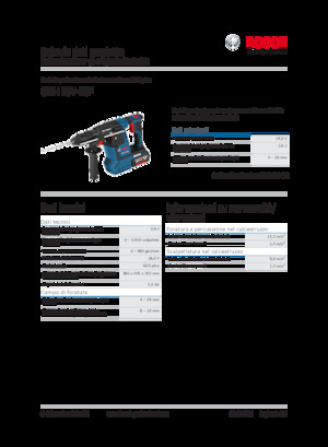 कॉर्डलेस रोटरी हैमर एसडीएस Bosch GBH 18V-26F