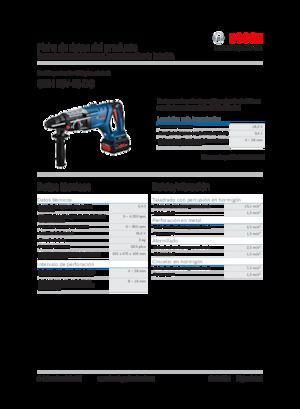 कॉर्डलेस रोटरी हैमर एसडीएस Bosch GBH 18V-28 DC