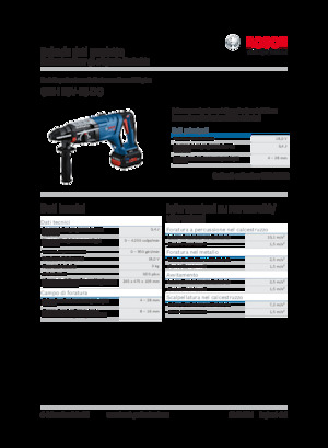कॉर्डलेस रोटरी हैमर एसडीएस Bosch GBH 18V-28 DC