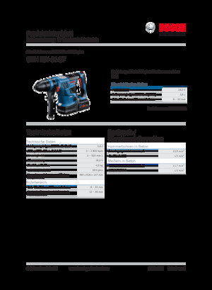 कॉर्डलेस रोटरी हैमर एसडीएस Bosch GBH 18V-34 CF