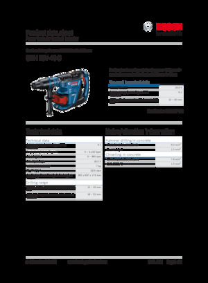 कॉर्डलेस रोटरी हैमर एसडीएस Bosch GBH 18V-40 C