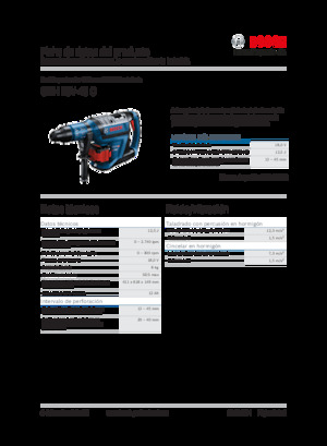 कॉर्डलेस रोटरी हैमर एसडीएस Bosch GBH 18V-45 C