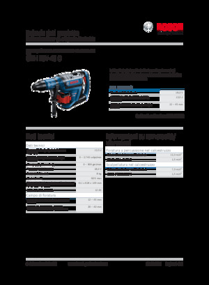 कॉर्डलेस रोटरी हैमर एसडीएस Bosch GBH 18V-45 C